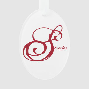"Strader" Ornament mit Live-Lagh-Liebe auf der Rüc