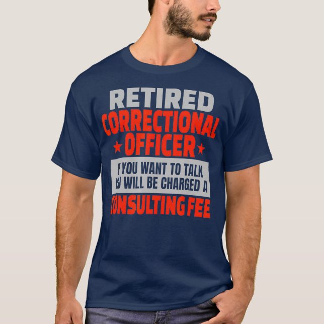 Straffreier Korrektor Funny Retirement T-Shirt (Vorderseite)