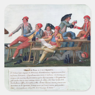 Strafgerichtshof vom 2. und 3. September 1792 Quadratischer Aufkleber
