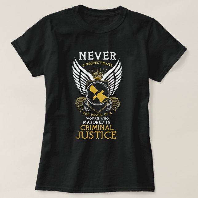 Strafjustiz Großfrauen T-Shirt (Design vorne)