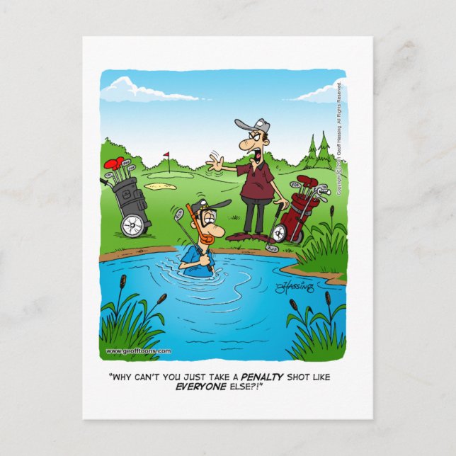 Strafstoß Postkarte (Vorderseite)