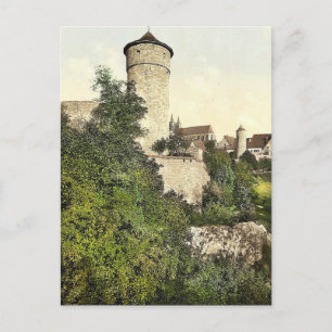 Straft Turm, Rothenburg (d.h. ob der Tauber), Baye Postkarte