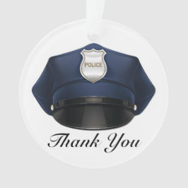 Strafverfolgung - Polizei - Danke Ornament