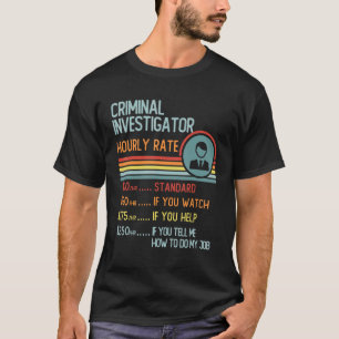 Strafverfolgungsbeamte T - Shirt für Stundensätze 