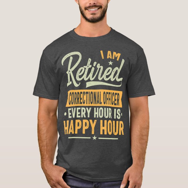 Strafvollzugsbeamte Geschenke wieder müde T-Shirt (Vorderseite)