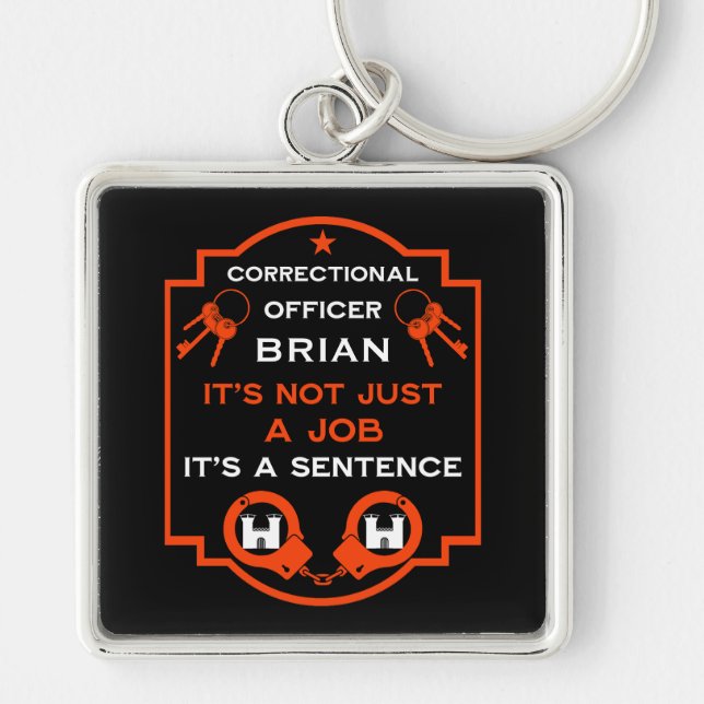 Strafvollzugsbeamte Schlüsselanhänger (Vorne)