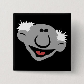 Strahl wiederholt quadratisches Strahln-Abzeichen Button