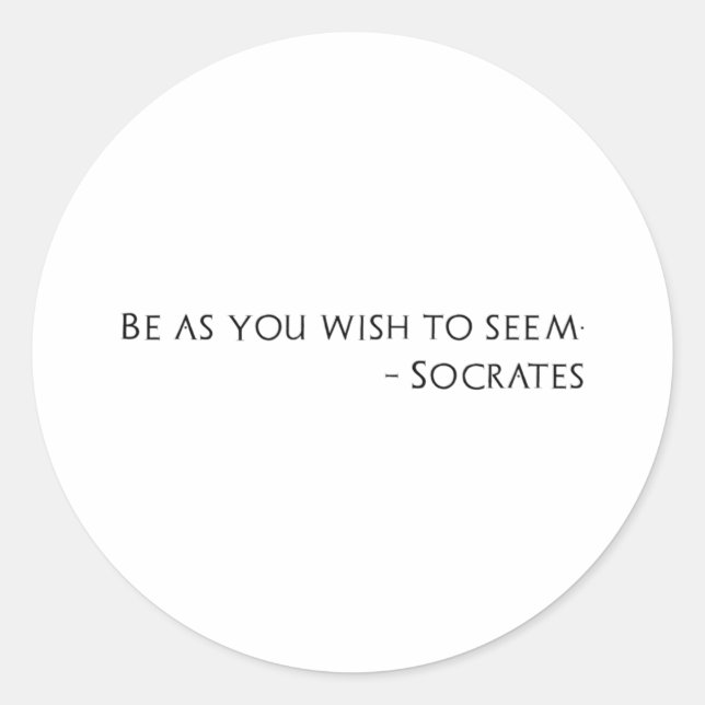 Strahle Positivität aus Runder Aufkleber (Vorderseite)