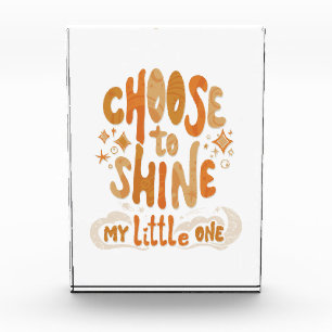Strahle Positivität aus: Wähle, Inspirierend zu se Fotoblock