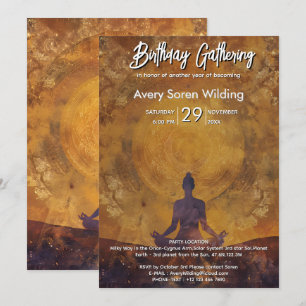 Strahlen Anwesenheit Meditations Licht Design Einladung