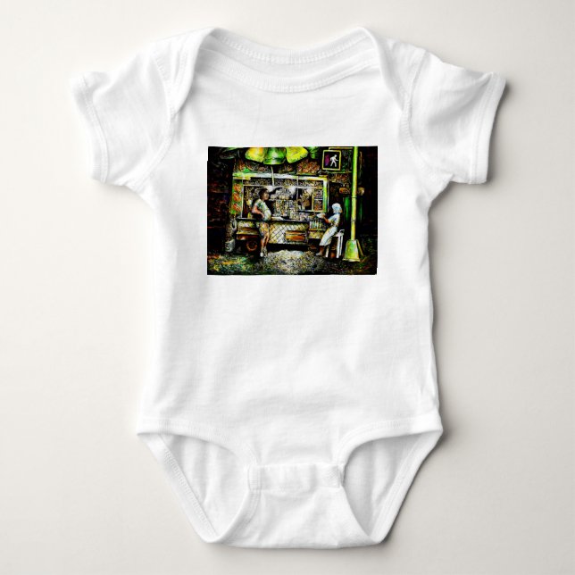 Strahlen Baby Strampler (Vorderseite)