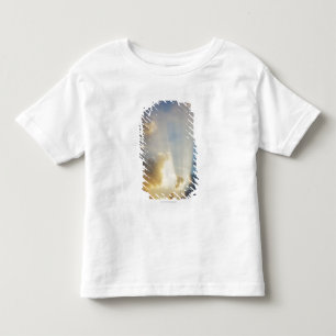 Strahlen des Lichtes glänzend durch die Wolken Kleinkind T-shirt