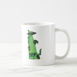 Strahlen herauf Kuhgrün Tasse