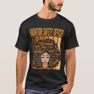 Strahlen­sicher­heits­beauf­trag­ter Mächtige schw T-Shirt