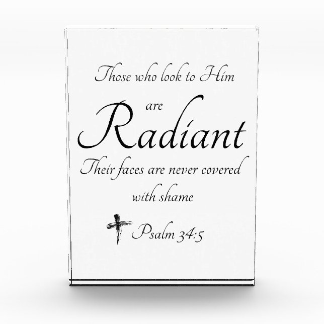 Strahlend in ihm fotoblock (Vorderseite)