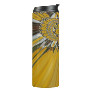 Strahlende Blüten: Goldene Sonnenblume: Öko-Chic-D Thermosbecher