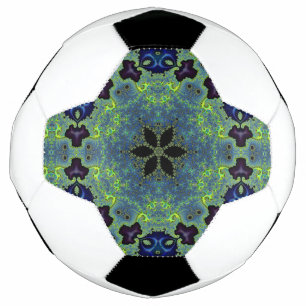 Strahlende Fraktal-Symphonie Fußball