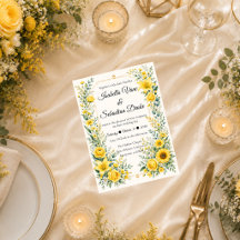 Strahlende Herbst-Sonnenblumen-Hochzeit