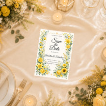 Strahlende Herbst-Sonnenblumen-Hochzeit