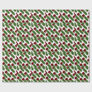 Strahlende Herzblumen Botanisches Einwickelpapier Geschenkpapier