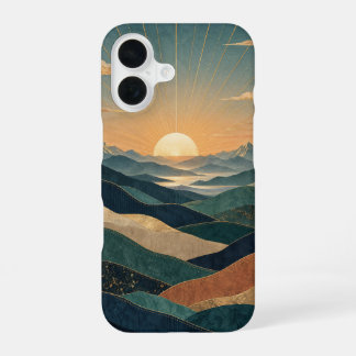 Strahlende Kämme iPhone 16 Hülle
