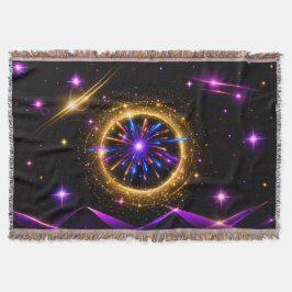 Strahlende Kosmische Portal-Wurfdecke Decke