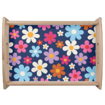 Strahlende Retro-Blüten erblühen