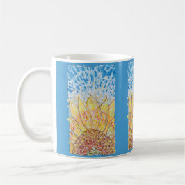 Strahlende Sonnenblüte Kaffeetasse