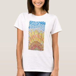 Strahlende Sonnenblüte T-Shirt
