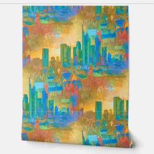 Strahlende Stadt Tapete