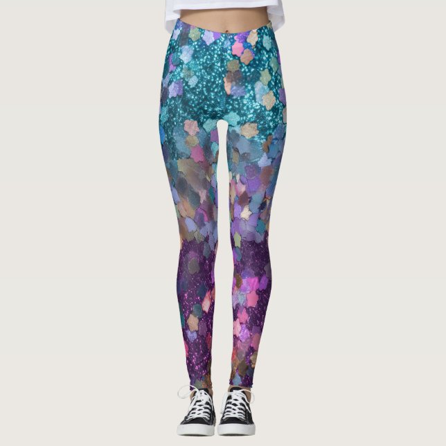 "Strahlende Sterne"  Leggings (Vorderseite)