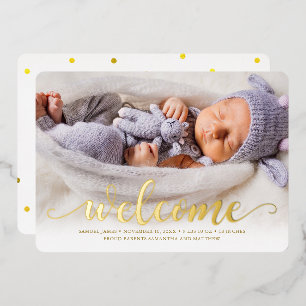 Strahlende Willkommen - Baby Ankündigung