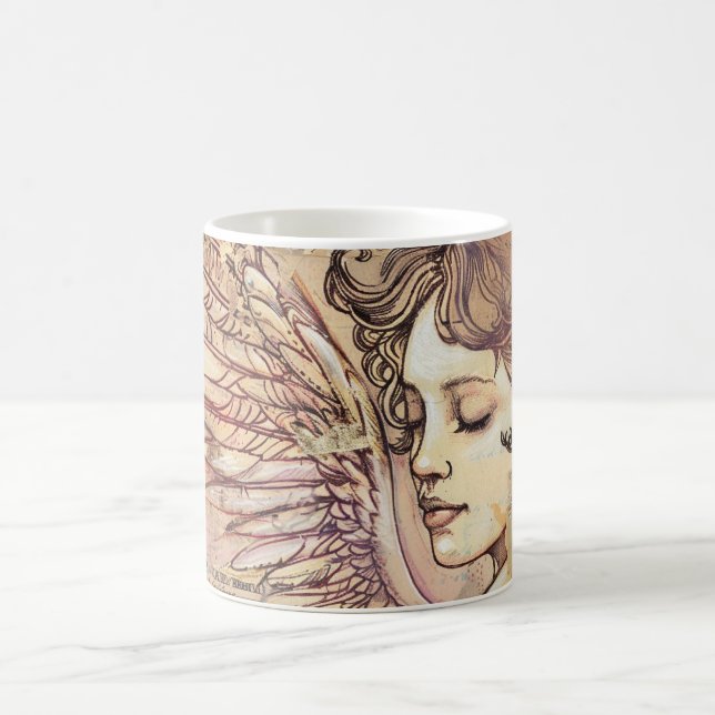 Strahlender Engel  Kaffeetasse (Mittel)