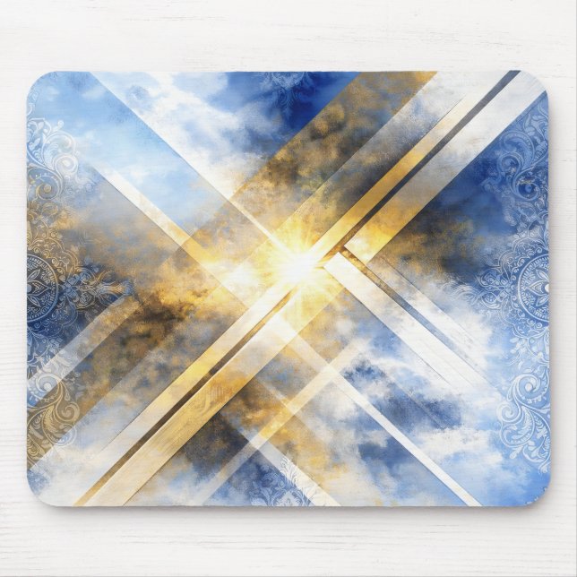 Strahlender Kreuzungspunkt Mousepad (Vorne)