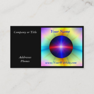 Strahlender KristallPower Visitenkarte