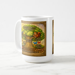 Strahlender Visionbaum Kaffeetasse