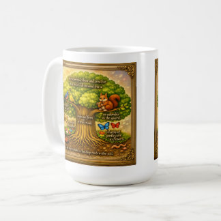 Strahlender Visionbaum Kaffeetasse