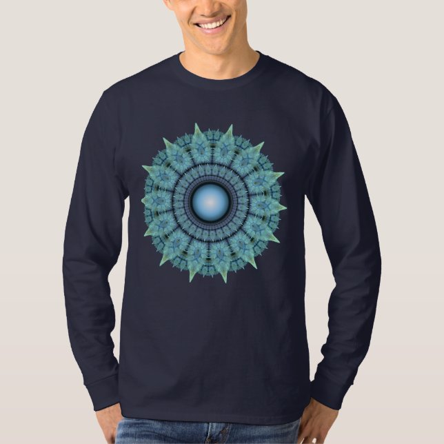 Strahlendes Fraktal-Glanz T-Shirt (Vorderseite)