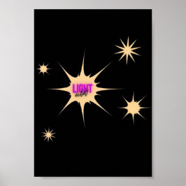 Strahlendes Licht – Moderner & Vibranter Stil Poster