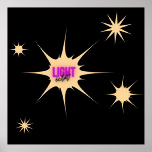 Strahlendes Licht – Moderner & Vibranter Stil Poster