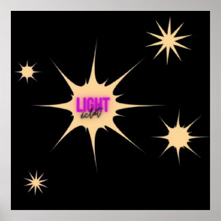 Strahlendes Licht – Moderner & Vibranter Stil Poster