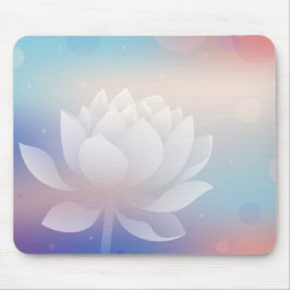 Strahlendes Lotus-Mauspad Mousepad