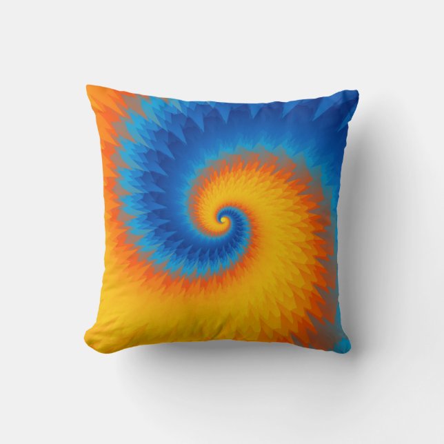 Strahlenspirale Kissen (Vorderseite)