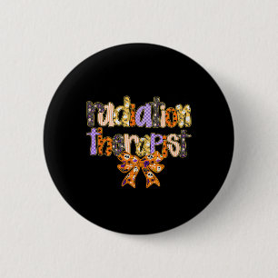 Strahlentherapeut Halloween Coquette Pumpkin Krass Button