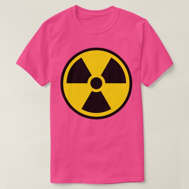 Strahlenwarnung für Tschernobyl - Nukleares Zeiche T-Shirt (Design vorne)