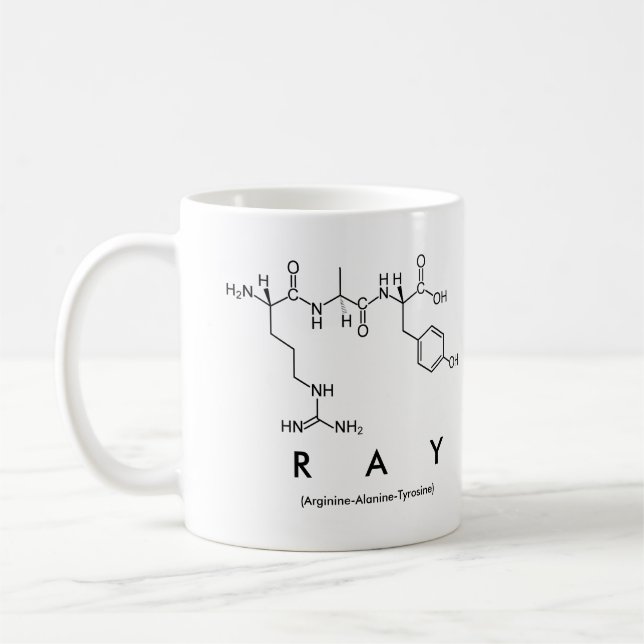 Strahlnpeptid-Namen-Tasse Tasse (Links)