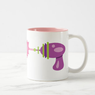 Strahlpistolenliebe Zweifarbige Tasse