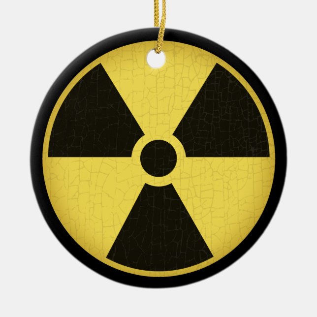 Strahlung 1 keramik ornament (Vorne)