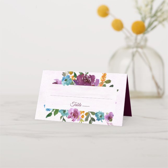 Strahlung | Hochzeitssitzende Platzkarten (Vorderseite)