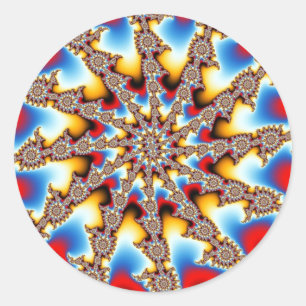 Strahlungs-Aufkleber Runder Aufkleber